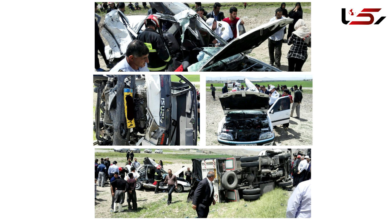 تصادف مرگبار کامیون و پژو +عکس