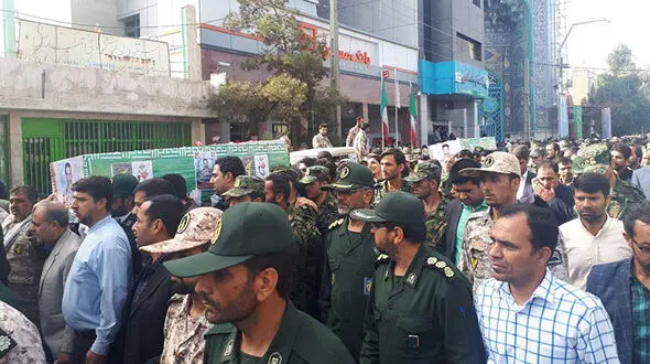 2 شهید حادثه تروریستی میرجاوه در زاهدان تشییع شدند