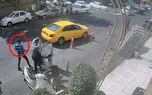 فیلم لحظه سرقت موبایل توسط سارق لاغر اندام /شوک مالباخته در صحنه
