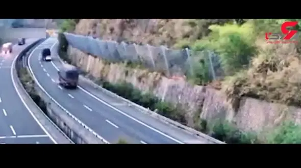 حادثه وحشتناک در اتوبان+ فیلم