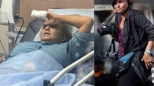  عکاس واشنگتن پست پس از حمله شهرک‌نشینان در شرق رام‌الله زخمی شد 
