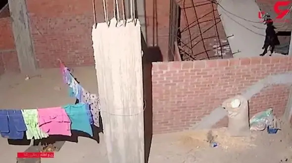 لحظه سرقت عجیب از خانه همسایه + فیلم دیدنی