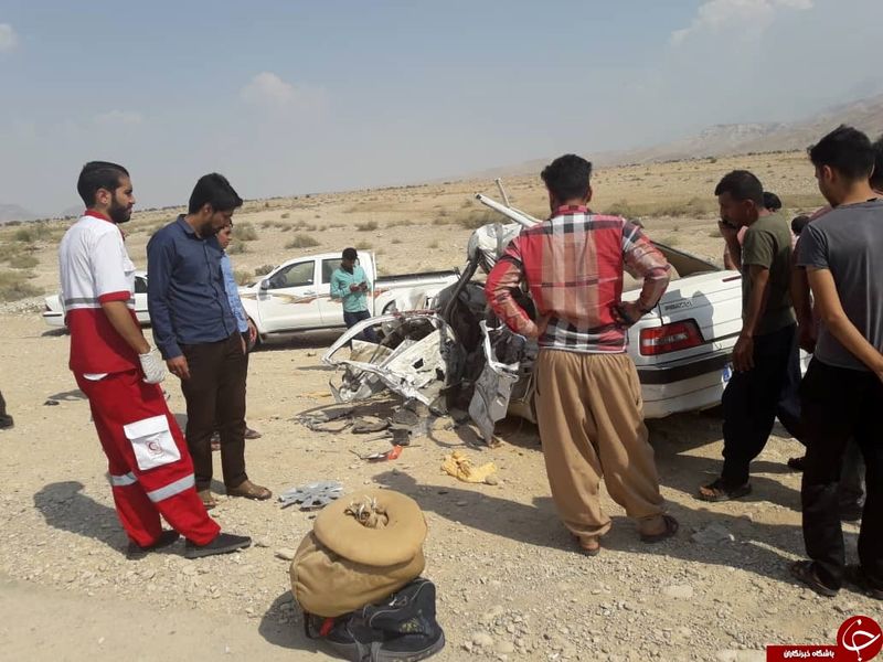 ۵ کشته و مصدوم در برخورد تریلر با خودرو پژو ۴۰۵