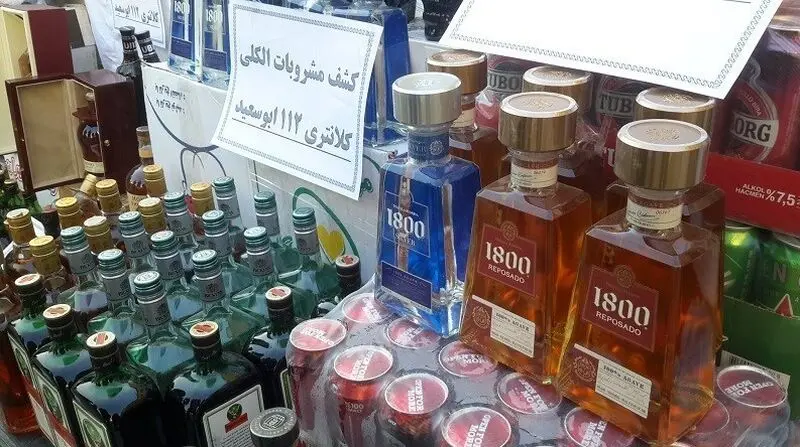 مشروبات الکلی کشف شده در تهران