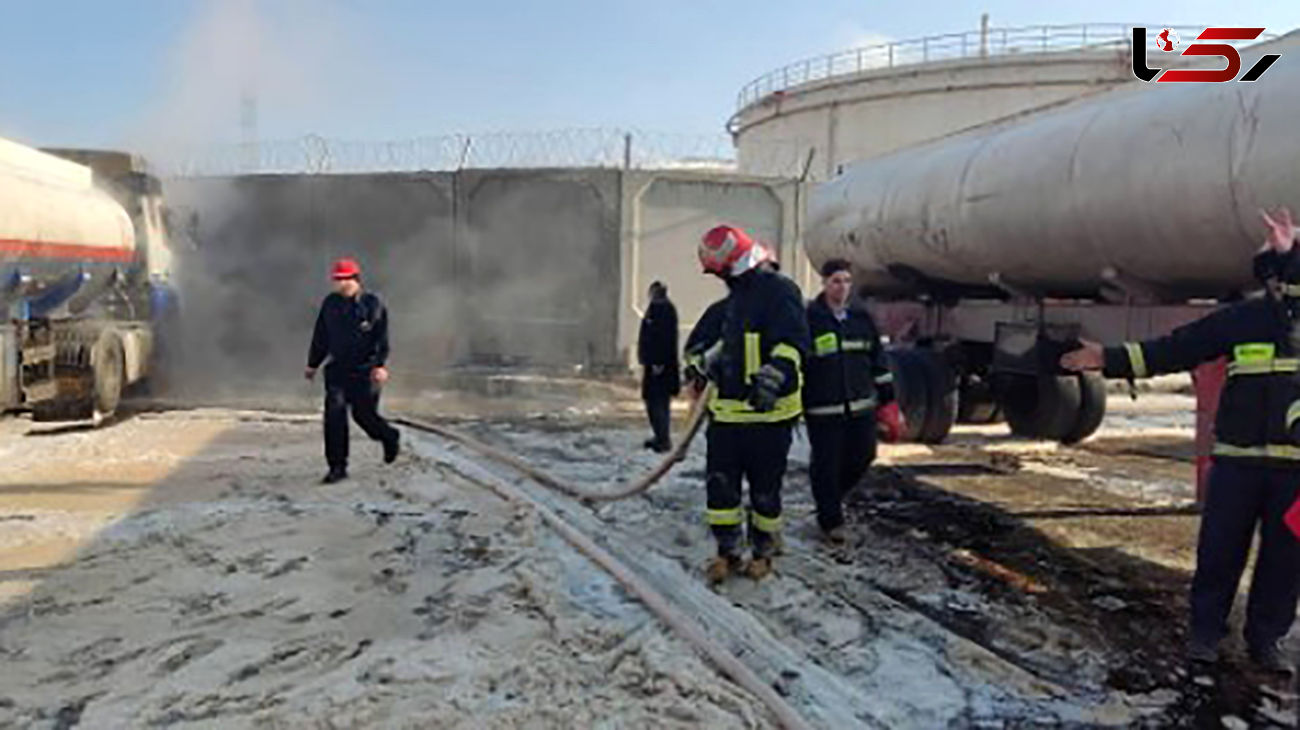 آتش سوزی در شرکت نفت کرمانشاه + عکس ها 