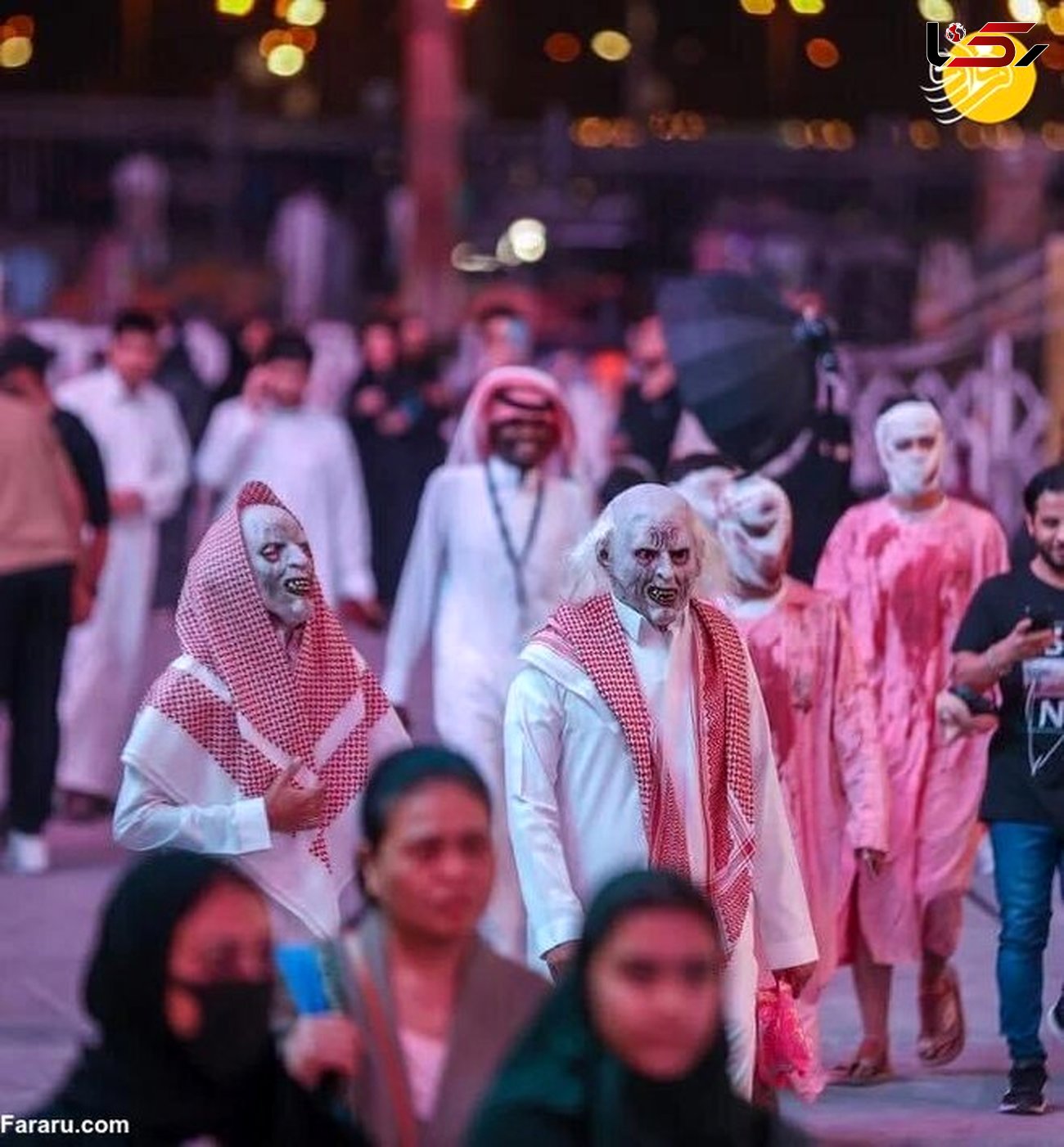 عکس هایی از مراسمی ترسناک در عربستان ! / باور نمی کنید اینجا ریاض باشد !