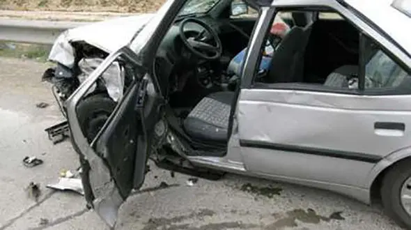 یک کشته و 4 مصدوم در تصادف محور حمیل + عکس 