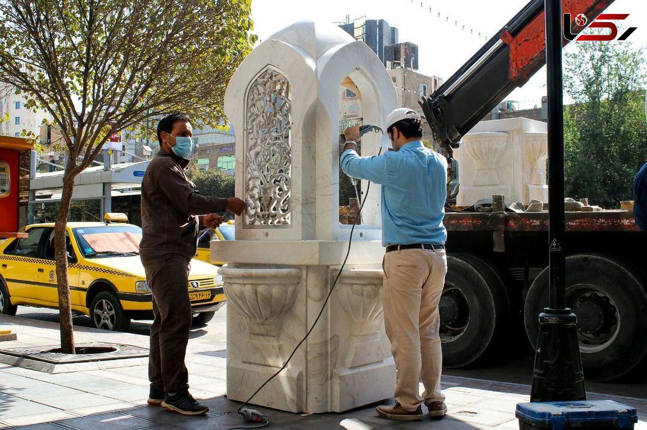 نصب آبخوری سنگی جدید در ۴۵ نقطه پرتردد کلانشهر مشهد