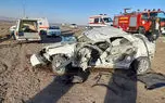 واژگونی مرگبار ساینا در جاده شیراز 