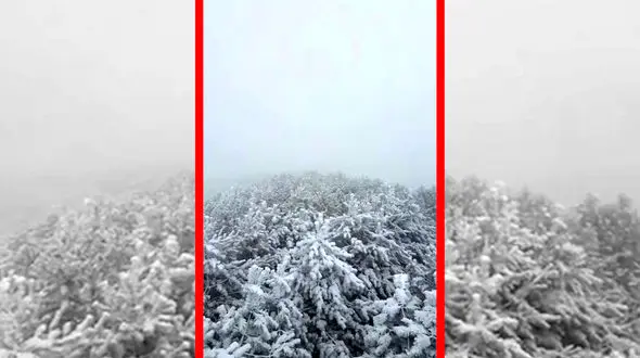 فیلم زیبایی طبیعت برفی فندوقلو