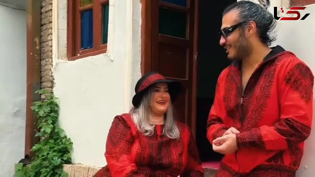 فیلم آواز خواندن جذاب  نعیمه نظام دوست در شب یلدا با  آهنگو لباس یلدایی / عجب صفایی داره این شب یلدا
