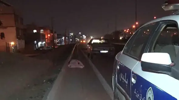 مرگ عابر پیاده در تصادف بزرگراه آزادگان / راننده فرار کرد