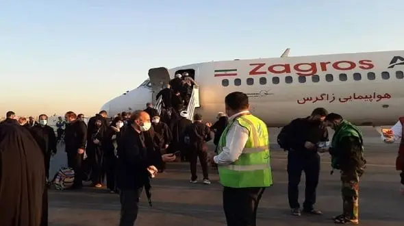اعزام اولین گروه از زائران راهپیمایی اربعین + فیلم