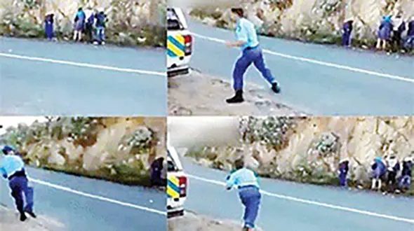 مجازات عجیب  دزد‌ها با سیب‌های سرقتی + عکس