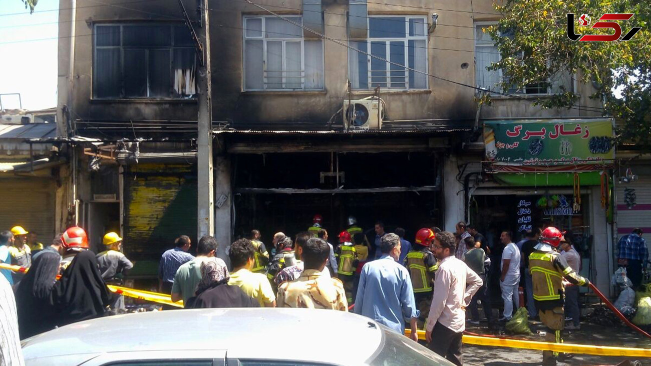 آتش‌سوزی هولناک در انبار چوب در شرق اصفهان
