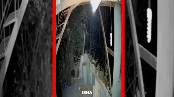 فیلم ورود خرس به منزل مسکونی در خطیرکوه سمنان