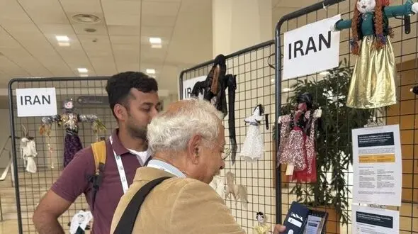 عروسک‌های باران‌خواهی ایران در کنگره جهانی آب در فرانسه؛ نخستین نمایشگاه در تاریخ ۷۵ ساله ICID

