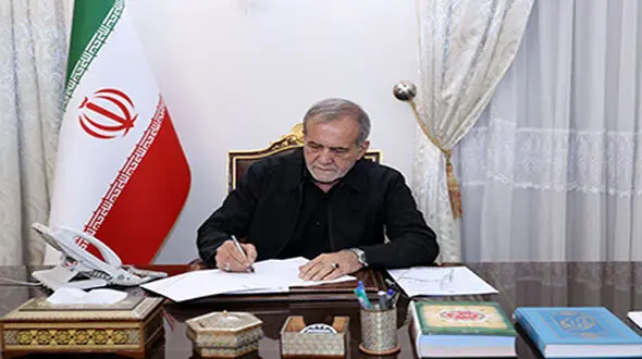 پیام تبریک دکتر پزشکیان به رئیس جمهور سنگاپور 
