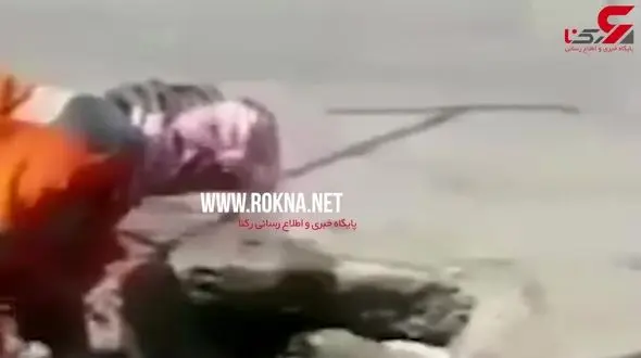 از خودگذشتگی پاکبانان اندیمشکی در گرمای۵۰ درجه +فیلم 