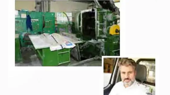  مرگ غم انگیز کارگر زیر دستگاه پرس + عکس