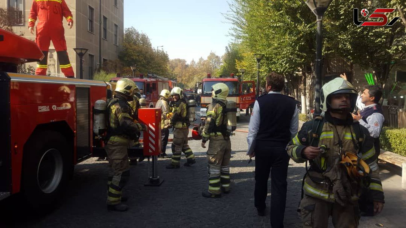 دومین هتل هم در تهران آتش گرفت + عکس