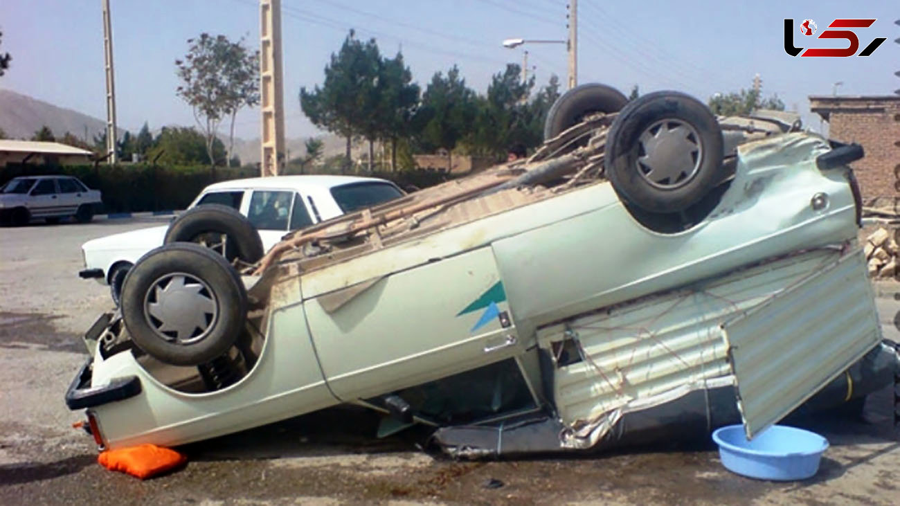 تصادف مرگبار در بافق با یک کشته و 2 مصدوم