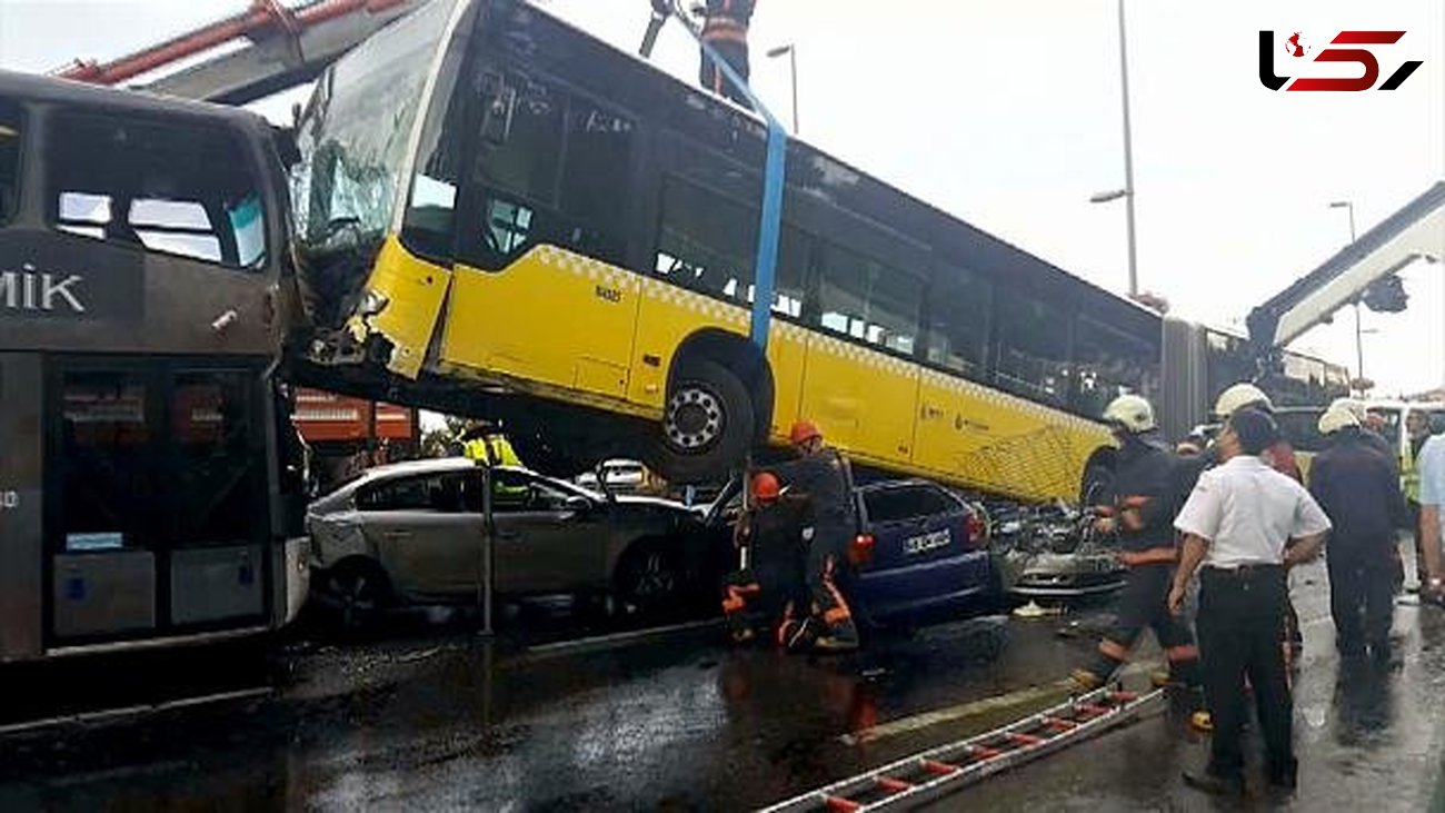 دعوای راننده اتوبوس و مسافر 11 مجروح داد+عکس