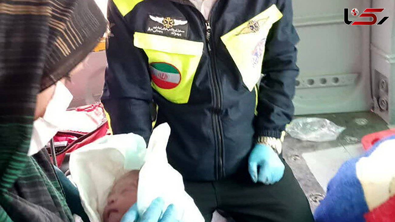 تولد پسر ایرانی در آسمان / در مشهد صورت گرفت