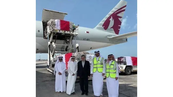 ورود کمک های بشر دوستانه قطر به ایران برای مبارزه با کویید ۱۹