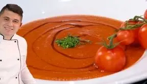 راز خوشمزگی سوپ گوجه فرنگی با دستور سرآشپز معروف / فیلم