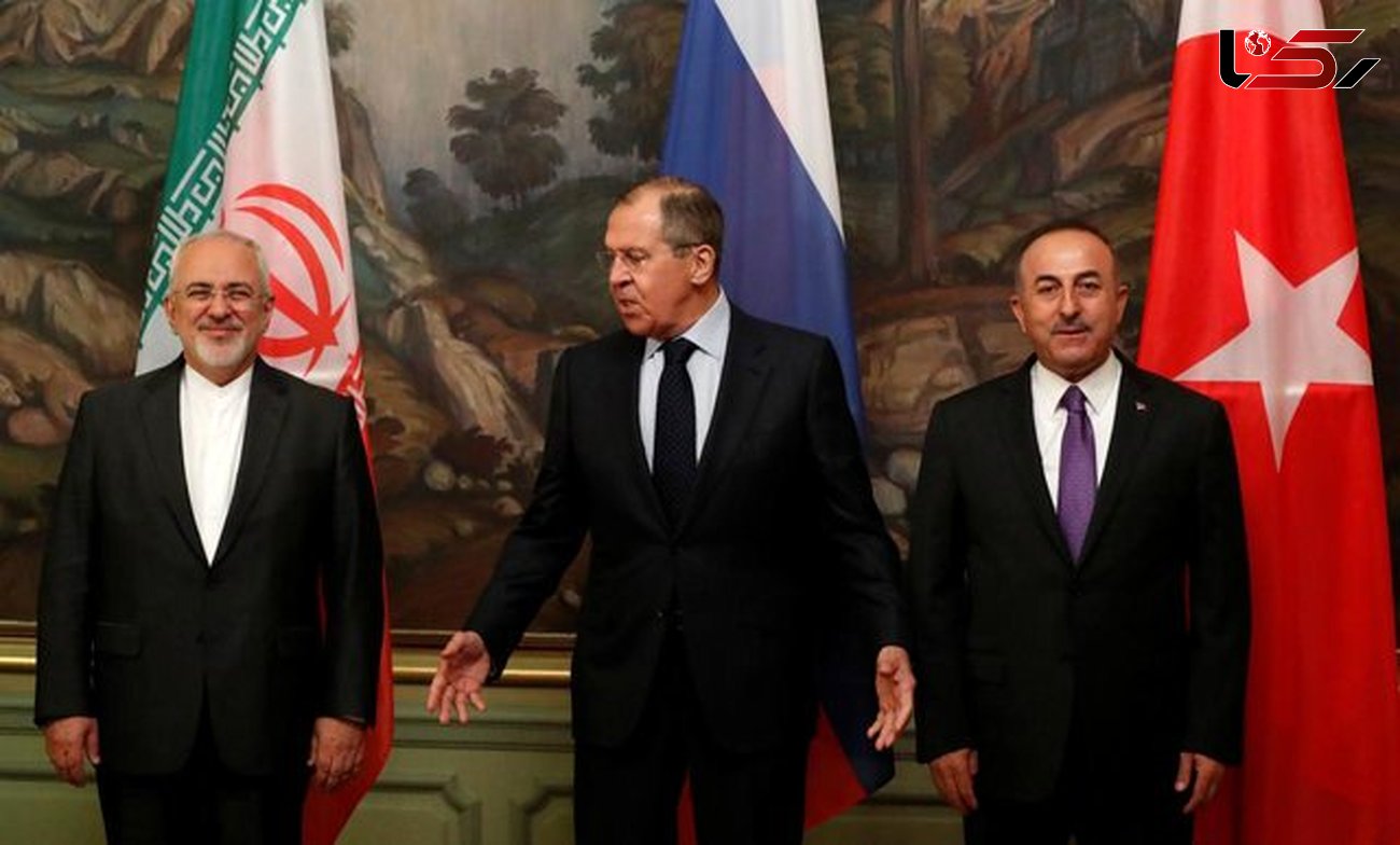 دیدار سه‌جانبه وزیران خارجه ترکیه،‌ روسیه و ایران/ لاوروف: مصلحت ما در حفظ وحدت سوریه است