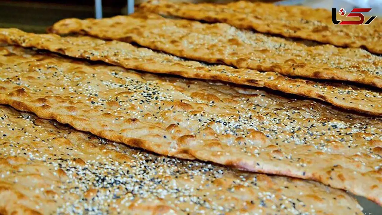 تغییر شکل عجیب نان سنگک + عکس