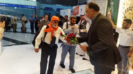 استقبال از نخستین زائران ایرانی حج تمتع در فرودگاه مدینه + عکس