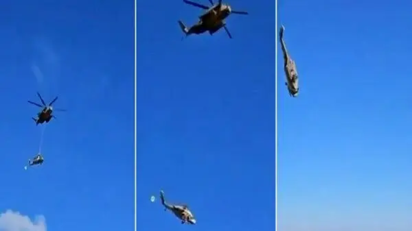 عکس خلبان شهید هلیکوپتر و دختر خردسالش + عکس ها و فیلم سقوط هلیکوپتر کبری ارتش در درچه اصفهان