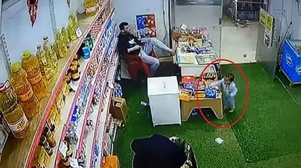 فیلم کوچولوترین دزد جهان ! / این بامزه واقعا دزدی کرد !
