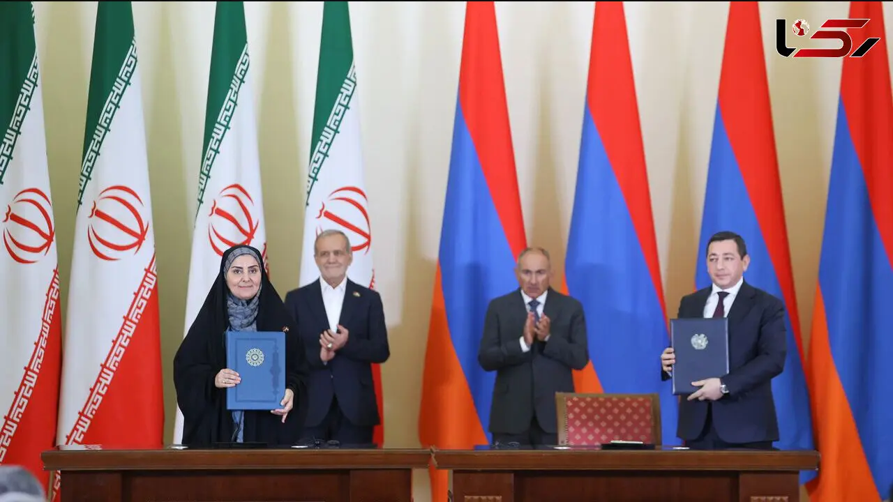 امضا تفاهم‌نامه همکاری مشترک میان وزیر راه و شهرسازی ایران و رئیس کمیته شهرسازی ارمنستان 