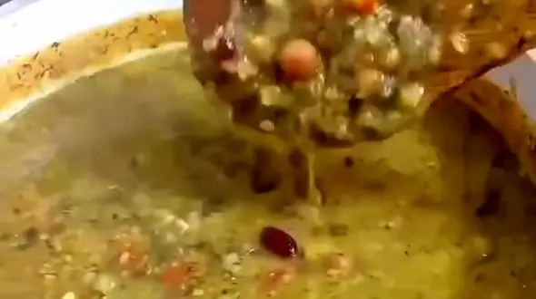 آش بلغور گندم بادمجان رو حتما بپزید + فیلم