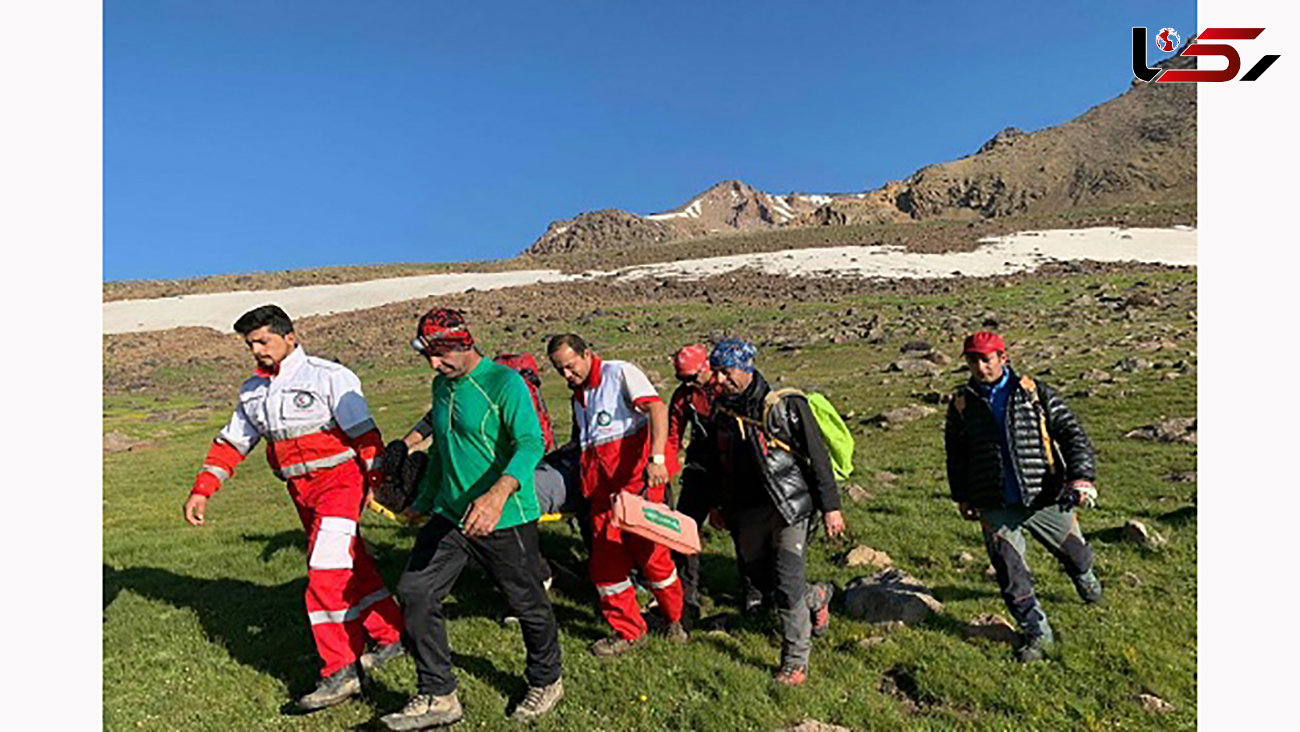 نجات کوهنورد 48 ساله در ارتفاعات کوه سبلان / او مرگ را به چشم دید+ عکس