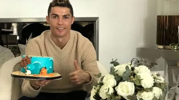 کیک ویژه تولد 33 سالگی رونالدو +عکس