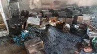 آتش سوزی گسترده در انبار ضایعات پلاستیک در مشهد