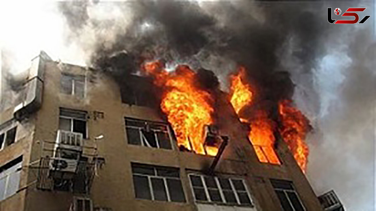 8 مصدوم در حادثه آتش سوزی در یکی از مجتمع های یزد 
