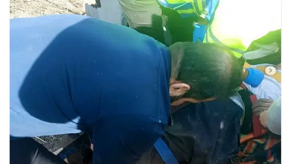 زنده ماندن معجزه آسای مرد جوان پس از سقوط به رودخانه 