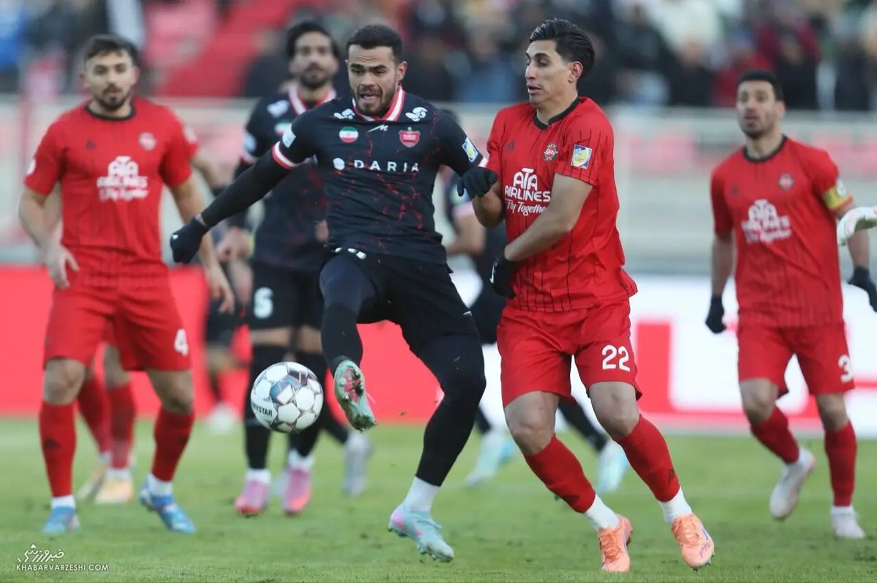 ترکیب متفاوت پرسپولیس مقابل تراکتور با ۷ تغییر + عکس