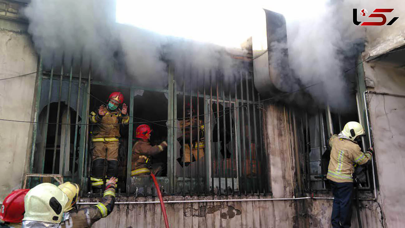 آتش سوزی هولناک در میدان رازی / صبح امروز همه وحشت زده شدند + عکس و فیلم