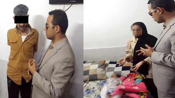عکس ها / مردی در مشهد نوزادش را کشت و جنازه اش را در یخچال گذاشت / انگیزه بدبینی به زنش بود / در سوئیت اجاره ای چه گذشت ! 