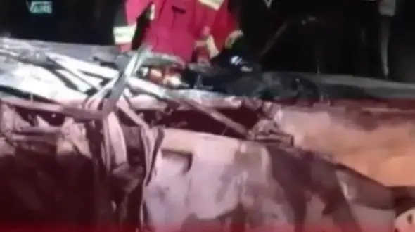 تصادف مرگبار در جاده پیربازار/به همراه فیلم و عکس