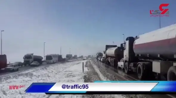 گردنه گدوک فیروزکوه پس از بازگشایی / هم اکنون +فیلم