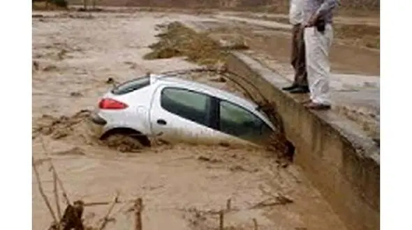 مرگ ناگهانی راننده پژو 206 در رودخانه خروشان لارستان 