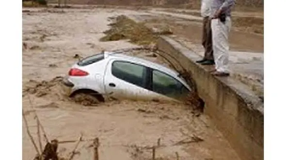 مرگ ناگهانی راننده پژو 206 در رودخانه خروشان لارستان 