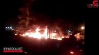 فیلم هولناک از سوختن 21 مسافر اتوبوس نطنز + جزئیات حادثه دیشب